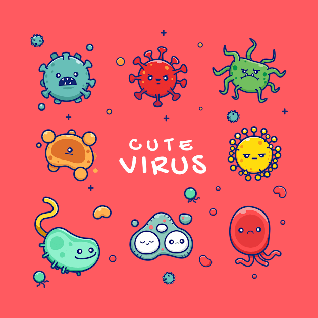 Cute Virus Cartoon (3) by Catalyst Labs