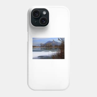 A cold day on the lake Phone Case