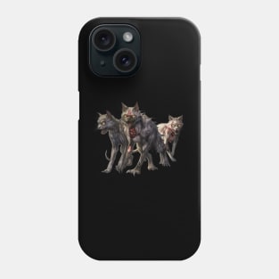 Cursed Trio: The Unholy Feline Awakening Phone Case