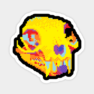 Pixel Skull Magnet