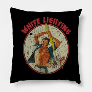 RETRO STYLE -  WHITE LIGHTING 70S Pillow