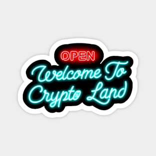 crypto land Magnet