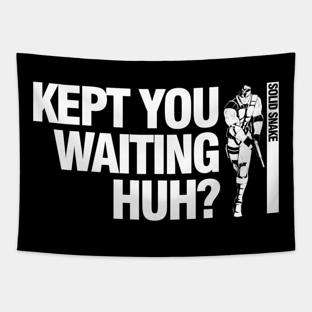 Metal Gear Solid - Kept You Waiting Huh? Tapestry by CoolDojoBro