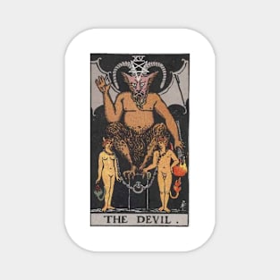 The Devil, Raider Waite Tarot, Divination Tarot Magnet