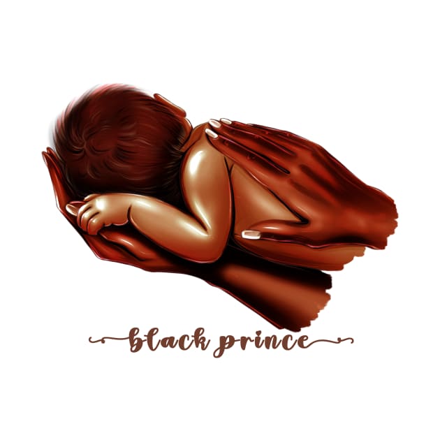 Black prince illustration by tiana geo