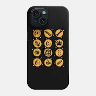 Skeleton Body Parts Phone Case