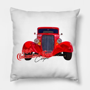 1934 Customized Ford Coupe Pillow