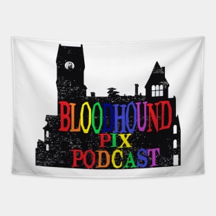 Bloodhound Pix Pride Logo Tapestry