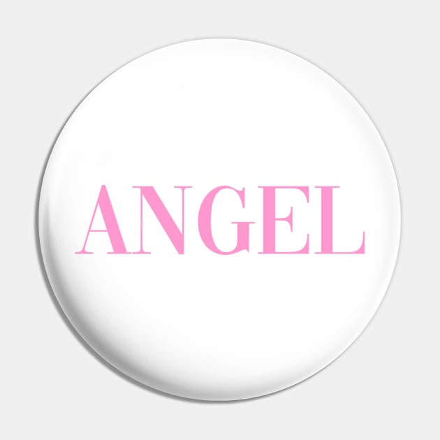 Angel - Pose - Pink Pin by deanbeckton