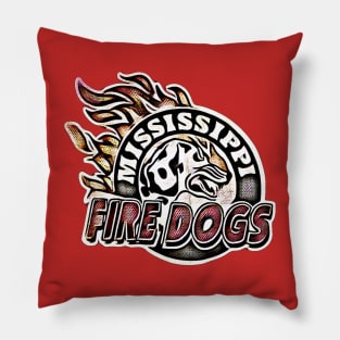 Mississippi Firedogs Football Pillow