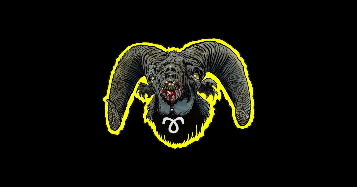 Zombie Art : ZOMBIE ZODIAC HORRORSCOPE (Aries) - Zodiac - Sticker ...