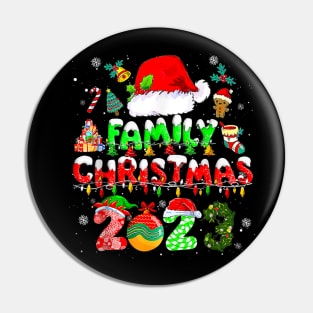 Family Christmas 2023 Matching Squad Santa Elf Pin