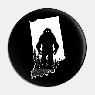 Indiana Bigfoot Pin