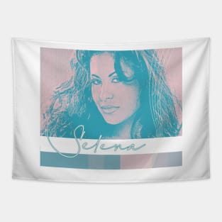 Selena  > > Aesthetic Fan Art Design Tapestry