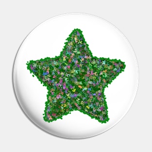 Green Magic Star Pin