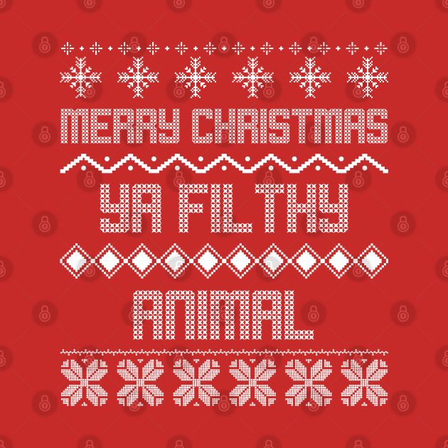 Disover merry christmas ya filthy animal - Merry Christmas Ya Filthy Animal - T-Shirt