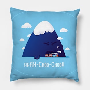 Mountain sneeze Aaah choo choo!! Pillow