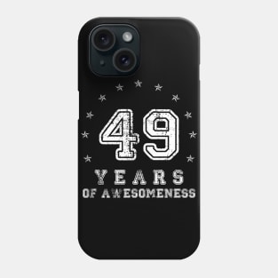 Vintage 49 years of awesomeness Phone Case