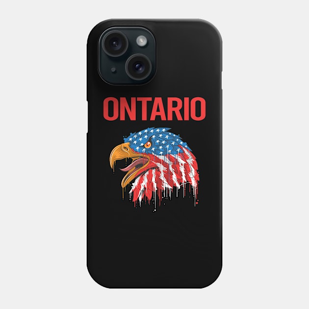 USA Eagle Ontario Phone Case by flaskoverhand