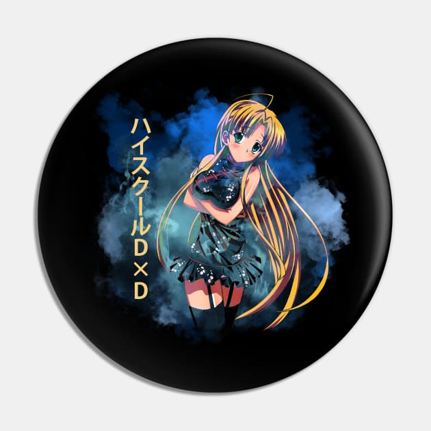 The Crimson-Haired Beauty High School DxD Rias Gremory T-Shirt Pin by Thunder Lighthouse