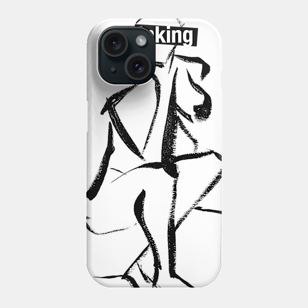 The Thinking Figure thinking ink Phone Case by teddyMak