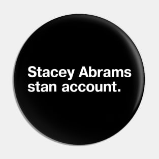 Stacey Abrams stan account. Pin