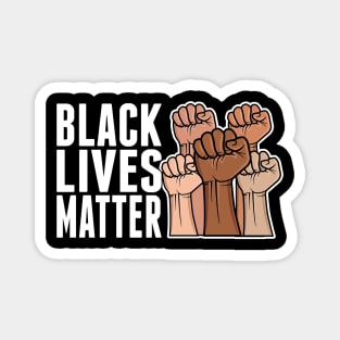 Black Lives Matter Fist Magnet