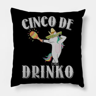Cinco De Drinko Lime Cinco De Mayo May Fifth 2018 Drinking Pillow