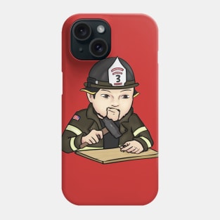 Firefighter using Hammer Phone Case