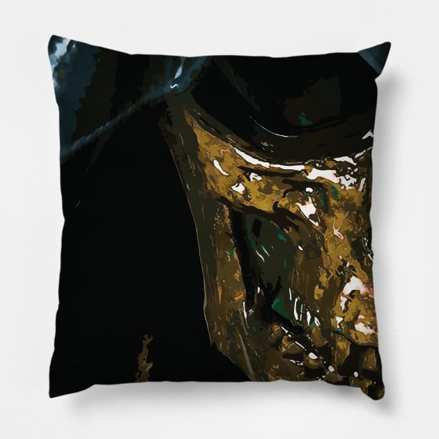 Death stranding skull Pillow by Durro