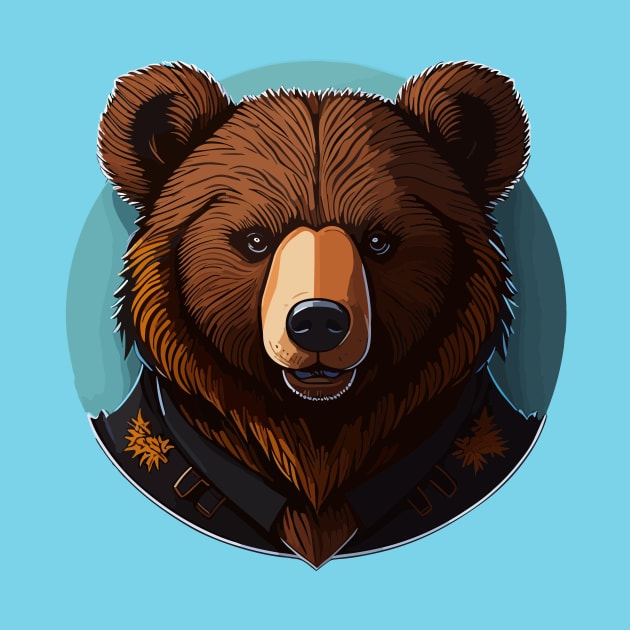 Grizzly Bear Portrait by SpriteGuy95