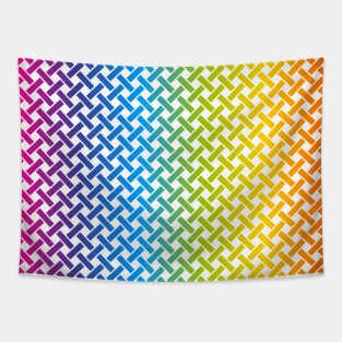 Full Spectrum Weave Pattern (White) Tapestry