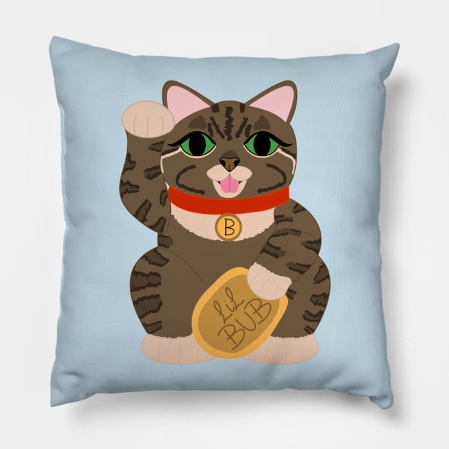 Maneki BUB! Pillow by The Lemon Stationery & Gift Co