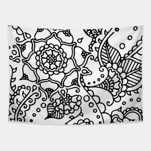 Henna Vines Tapestry