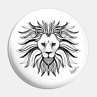 Leo the lion Pin