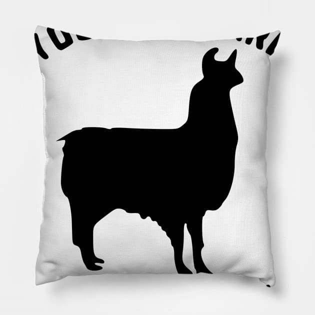 tina you fat lard Pillow by black and white prints