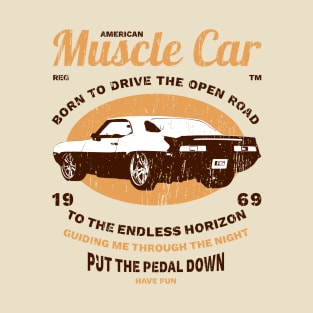 1969 Camaro Muscle Car T-Shirt