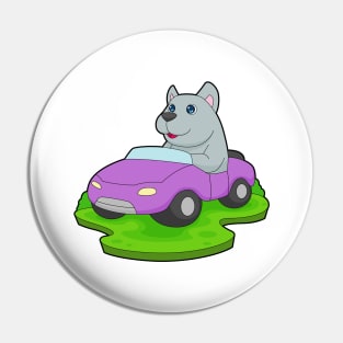 Dog Car Pin