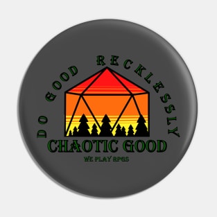 Chaotic Good Camp Pin