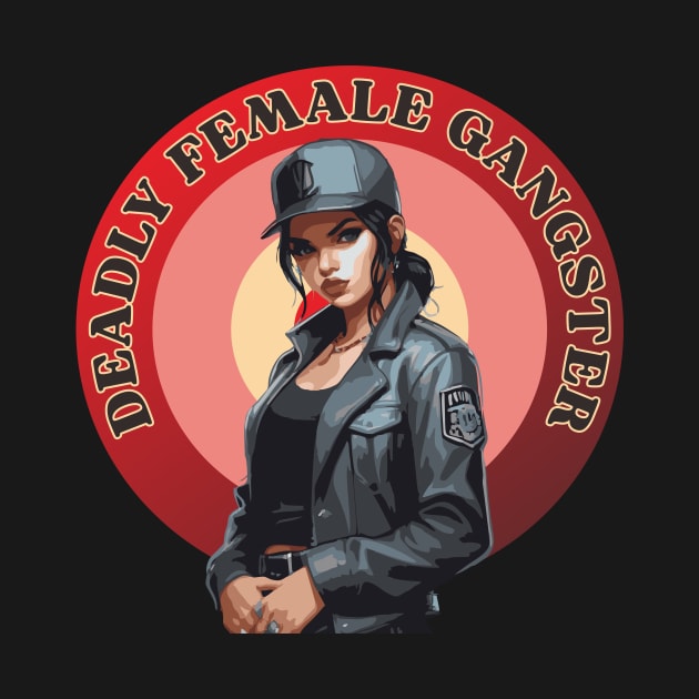 deadly female gangster by Suwitemen