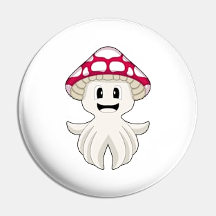 Octopus Mushroom Pin