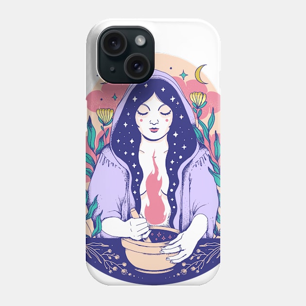 Eir healer goddess Phone Case by Paolavk