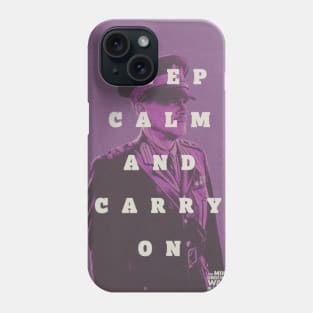 keep calm and carry on purple cary elwes Phone Case