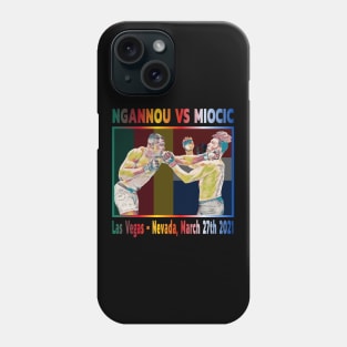 Ngannou Vs Miocic Flags Colors Phone Case