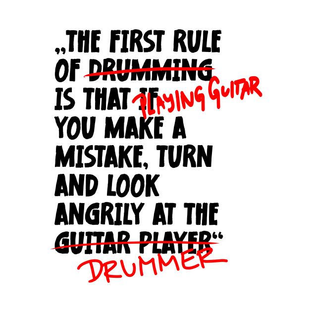 The First Rule Of Guitarist by jodotodesign