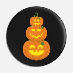 Cute Jack-O-Lantern Stack Pin