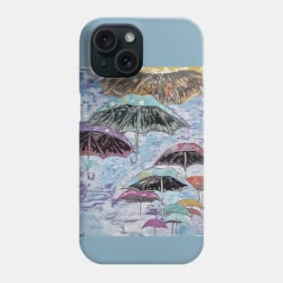 The Umbrellas above. Phone Case