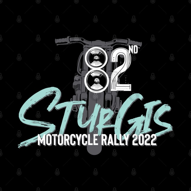 82nd Sturgis motorcycle rally teal and grey by PincGeneral