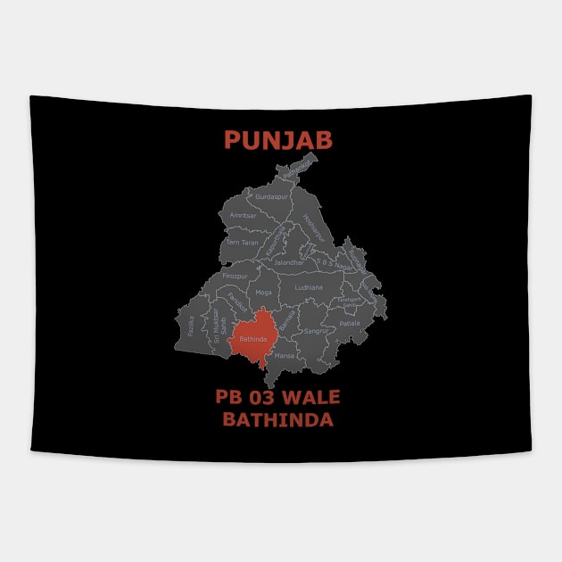 PB 03 Wale Bathianda Tapestry by Lazy Dad Creations