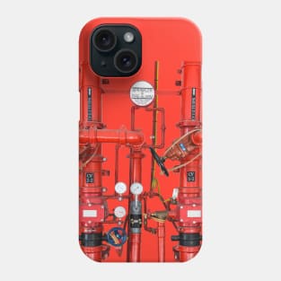 Decorative Art Red Pipes Phone Case